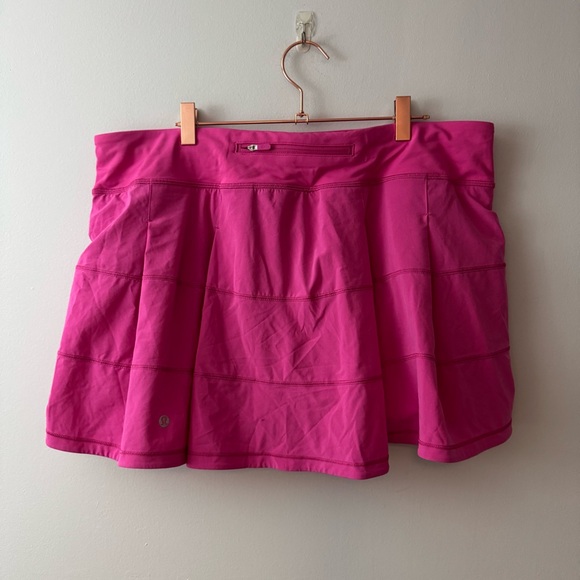 Lululemon Pace Rival Skirt sonic pink Size 14 - Picture 3 of 8
